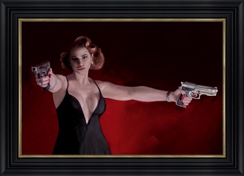 Candy Clears Up by Vincent Kamp - Framed Limited Edition Canvas on Board